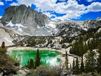 A beautiful Alpine Lake in the Eastern Sierras Big Pine CA 