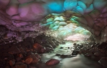 A beautiful cave in Kamchatka Russia 