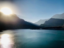 A beautiful lake in Oman 
