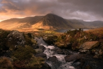 A Beautiful Morning Tryfan Snowdonia Wales 