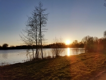 A beautiful sunset in Bremervrde  x