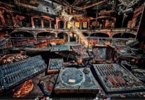 A burnt-down nightclub 