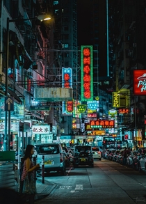 A classic Hong Kong street view 
