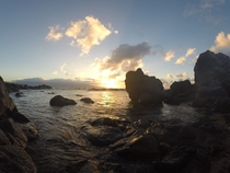 A Coastal Sunset on Maui HI 