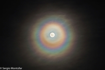 A Colorful Lunar Corona 