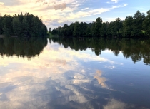 A common lake in central Europe 