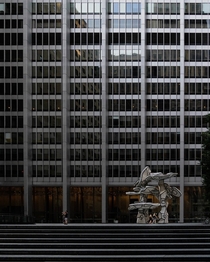 A courtyard in the Financial District