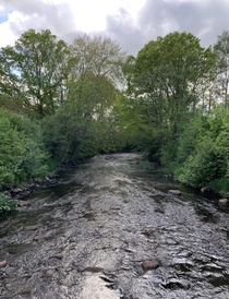 A creek in may Klippan Sweden 