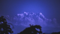 A dark day at the Himalayas 