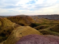 A different view of the Badlands in South Dakota  x