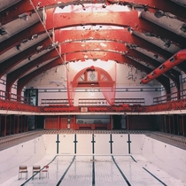 A dip in the pool at the Govanhill Bathhouse Glasgow 