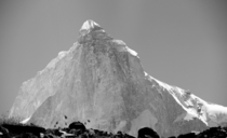A dramatic rock peak MtThalaysagar  m 
