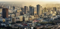 A dusty morning Nairobi Kenya