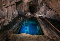 A flooded abandoned mine in Washington State 