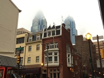 A foggy day in Philadelphia PA 