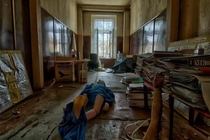 A former Red Cross shelter in Saint-Petersburg Russia