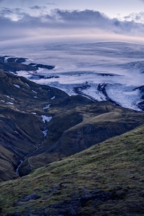 A giant glacier in Iceland  IG holysht