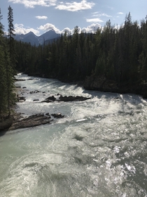 A glacial river in BC Canada 