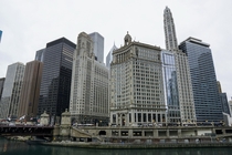 A great view of the Chicago River skyline
