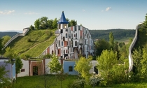 A hotel designed by Friedensreich Hundertwasser 
