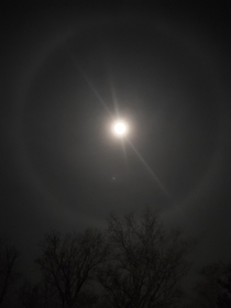 A Lunar Halo from Ohio OC