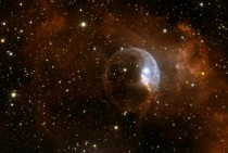 A Massive Star Blowing a Cosmic Bubble 