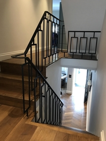 A metal balustrade I recently fabricated and installed in London x