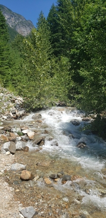 A mountain stream Northern Cascades National Park Washington State