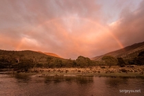 A nice rainbow in the Kosciuszko National Park Australia  IG sergeyvidusov