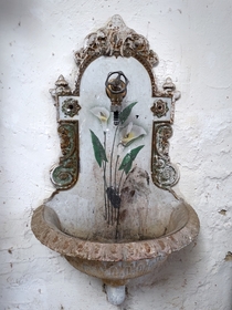 A nice sink from around  in an abandoned workshop Czech Republic