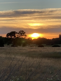A Northern California sunset 