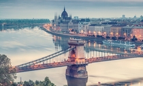 A panorama of Budapest 