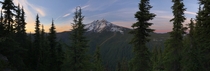 A Peaceful Sunset Mount Jefferson Wilderness Oregon 