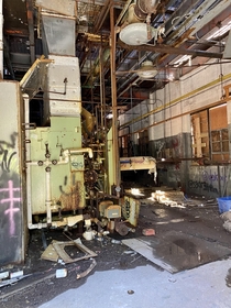 A Peek Inside Power plant building  from Kings Park Psychiatric Center OC photo taken  IPhone pro