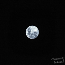 A photo I took a while ago of the moon My best at the time