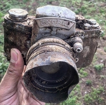 A photographic camera forgotten for more than  years