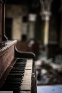 A piano in Clevelands St Joseph Byzantine Catholic Church 