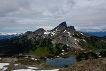 A picture of The Black Tusk on the Panorama Ridge hike 