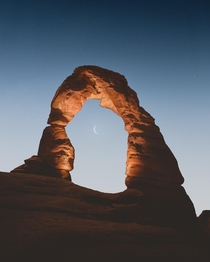 A project Ive been wanting to complete for a couple years finally able to last week Delicate arch in Moab UT  OC