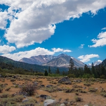 A rather prominent Mount Morgan - ft John Muir Wilderness California 