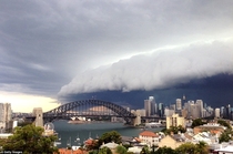A real storm over Sydney
