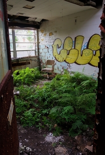 A room in an abandoned psychiatric training school - Mansfield CT