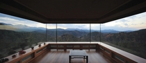A room in Hyunam designed by Seung H-Sang overlooking the mountains of Gunwi County North Gyeongsang Province South Korea 