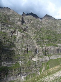 A set of waterfalls Himachal Pradesh India 