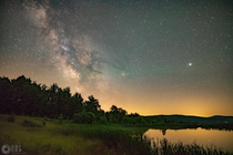 A sky full of stars over the Catskills NY 