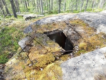 A small bunker left untouched in the middle of the woods It had not been opened in over twenty years until me and a friend found it about eight years ago Made a short youtube video on it this summer a link can be found in the comments in case anyone is in