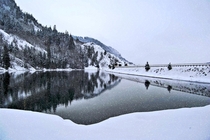 A snowy lake - Columbia River Gorge Oregon  IG Cantrell_Captures