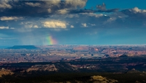 A storm above the canyonlands of southern Utah 
