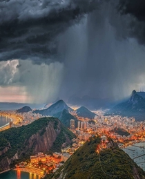 A storm in Rio de Janeiro