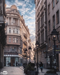 A street in Belgrade Serbia